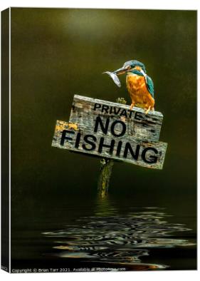 No Fishing Sign Canvas Wall Art Pictures and more - Photo4me