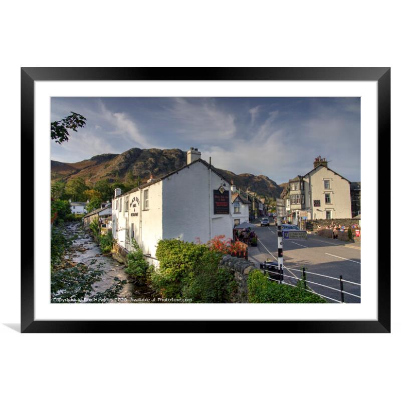 Coniston Street Picture Framed & Mounted Wall Art in Colour by Rob ...
