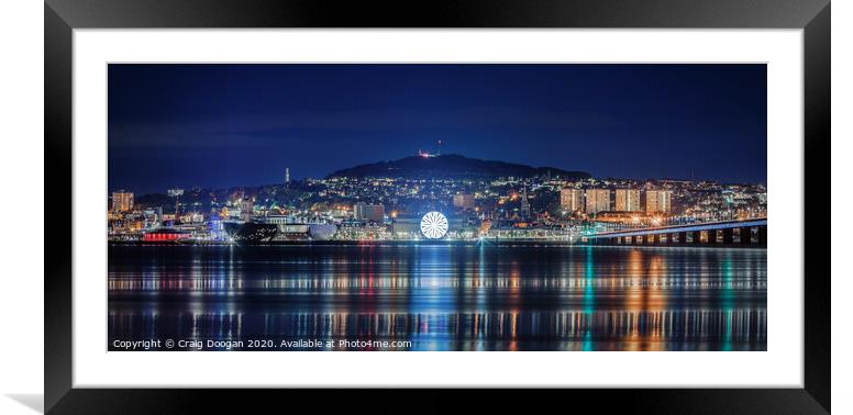 Buy Framed Mounted Prints of Dundee City Panoramic by Craig Doogan