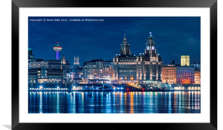 Buy Framed Mounted Prints of Liverpool waterfront by Kevin Elias