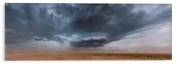 Dusty Supercell storm Acrylic by John Finney