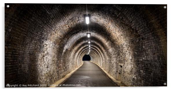 Keswick Tunnel Acrylic by Ray Pritchard