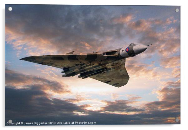 Vulcan Bomber Acrylic by J Biggadike