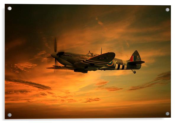  Spitfire Glory Acrylic by J Biggadike