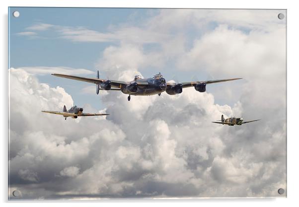 Battle of Britain Memorial Flight Acrylic by Pat Speirs