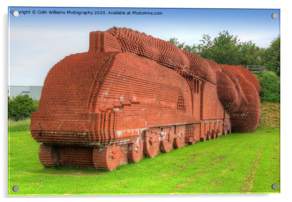 The Darlington Brick Train. Acrylic by Colin Williams Photography