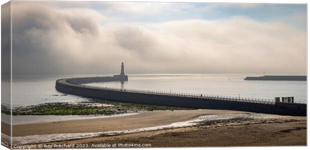 Early Morning Fret at Roker Canvas Print by Ray Pritchard