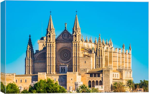 Cathedral of Palma de Majorca Canvas Print by Alex Winter