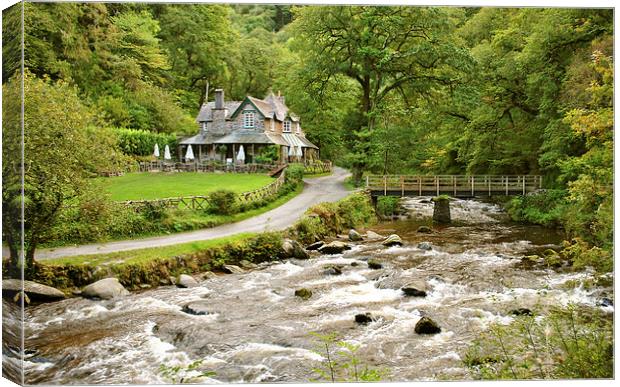 Watersmeet Tea Room Canvas Print by graham young