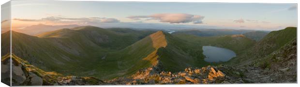 Helvellyn Sunset Canvas Print by James Grant