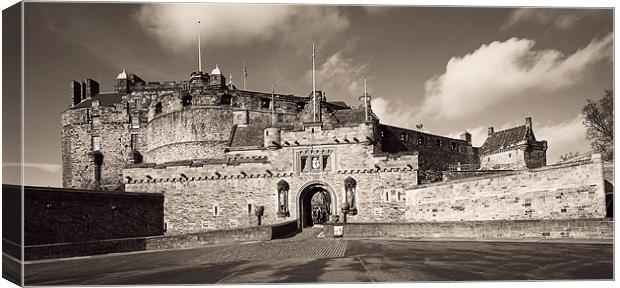 Edinburgh Castle Canvas Print by Stuart Jack