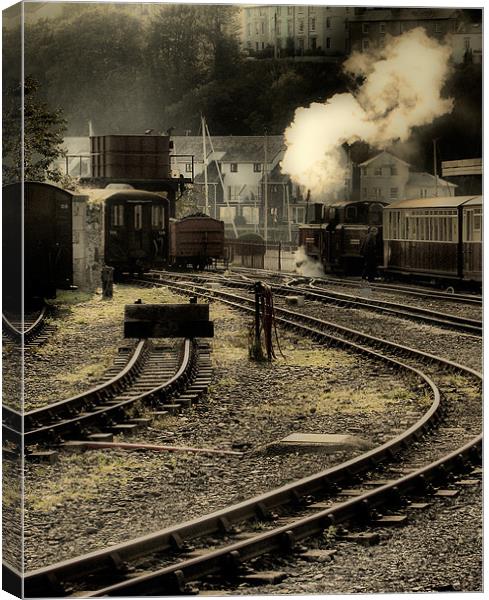 Days Of Steam. Canvas Print by Roy Barry