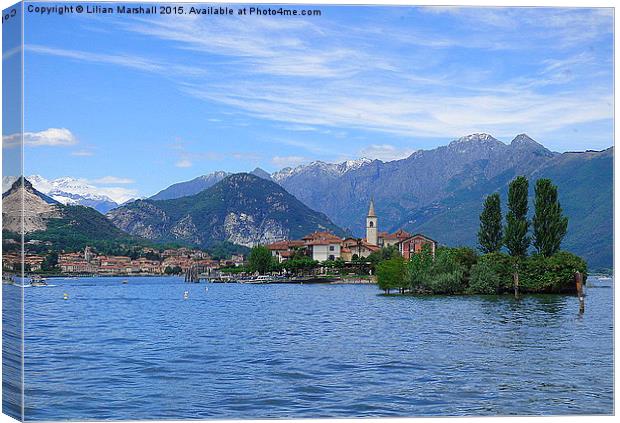 Lake Maggiore . Italy Canvas Print by Lilian Marshall