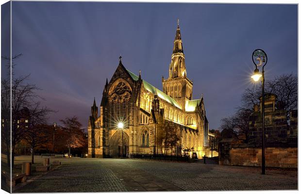 Glasgow Cathedral Canvas Print by Grant Glendinning