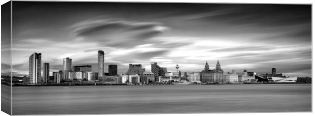  "Liverpool Waterfront" Canvas Print by raymond mcbride