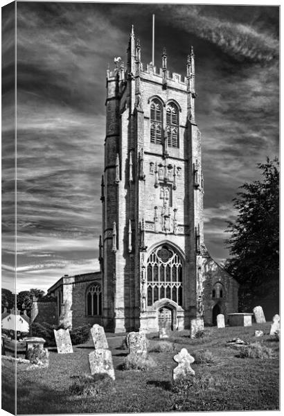 St Mary's Church, Beaminster, Dorset    Canvas Print by Darren Galpin