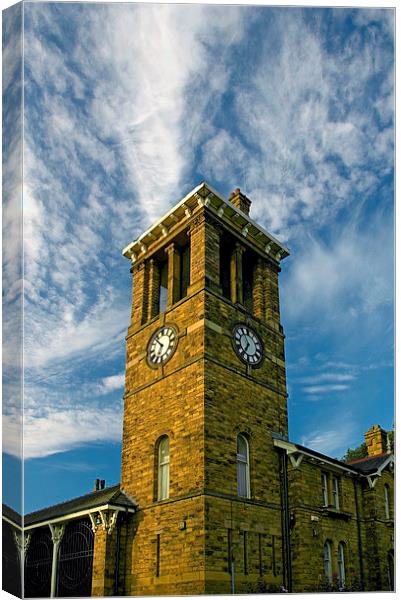Firth Park Clock Tower, Sheffield Picture Canvas Wall Art in Colour by  Darren Galpin ID #529684