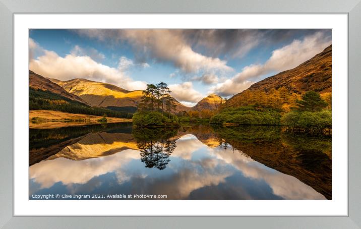 Buy Framed Mounted Prints of Deep Scottish reflections by Clive Ingram