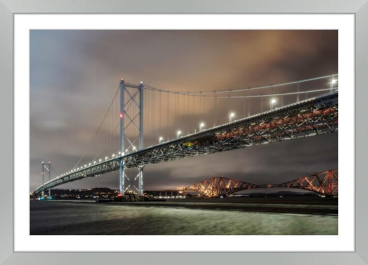 Buy Framed Mounted Prints of Queensferry Bridge Crossing by Andy Anderson