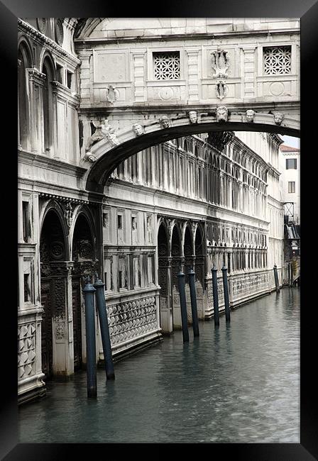 The Bridge of Sighs Framed Print by Martin Williams