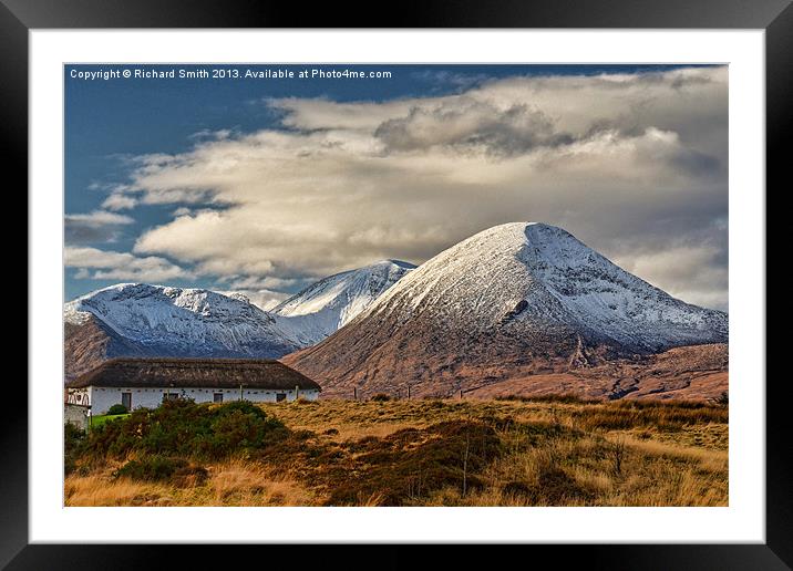 Beinn na Caillich from Breakish Framed Mounted Print by Richard Smith