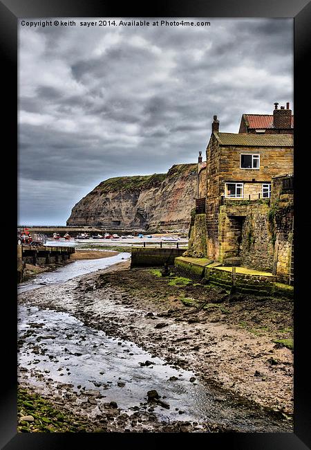  Staithes Framed Print by keith sayer