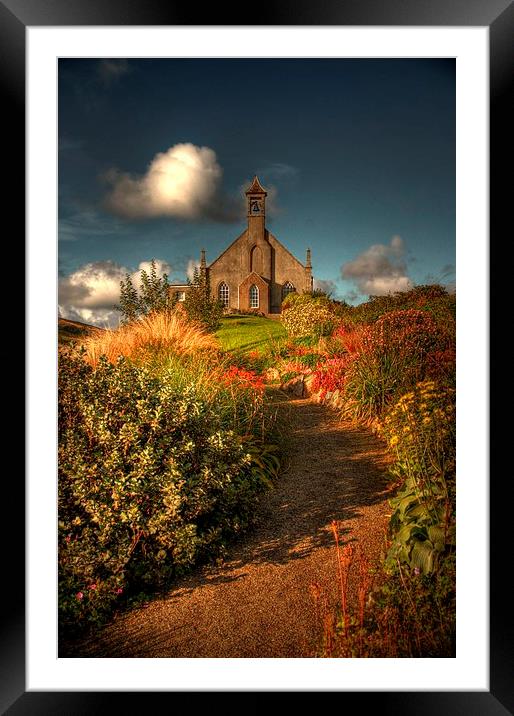 Weisdale Church, Shetland Framed Mounted Print by Anne Macdonald
