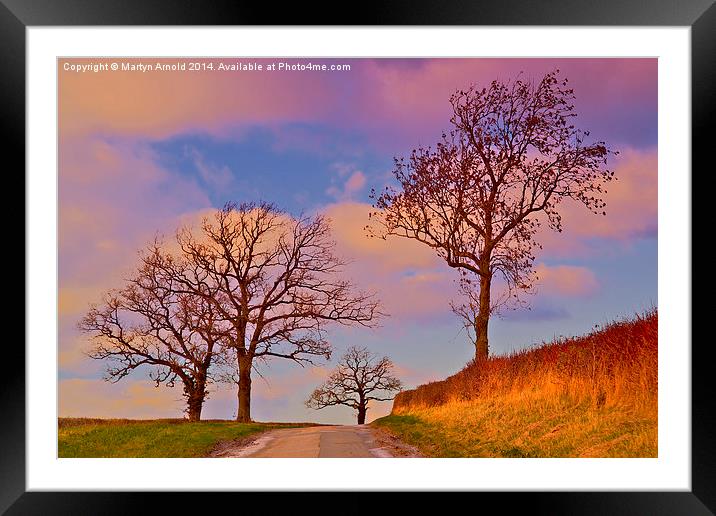 The Road Home Framed Mounted Print by Martyn Arnold
