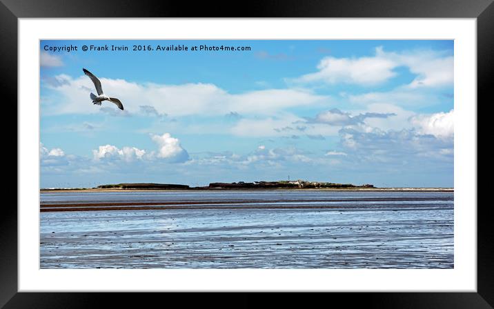 Hilbre Island, River Dee Framed Mounted Print by Frank Irwin