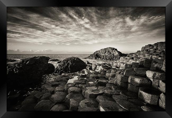 Giants Causeway Framed Print by Pete Irvine