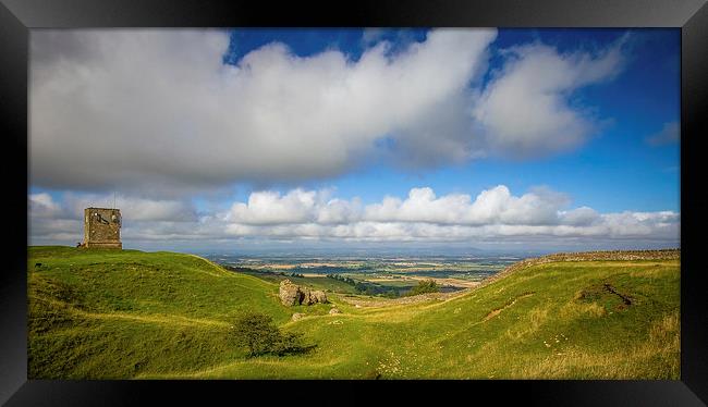 Bredon Hill Worcestershire Framed Print by Roz Greening