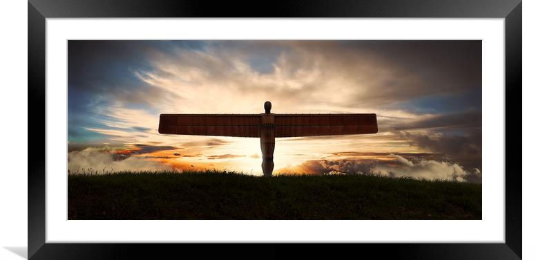 Buy Framed Mounted Prints of angel of the north by Guido Parmiggiani
