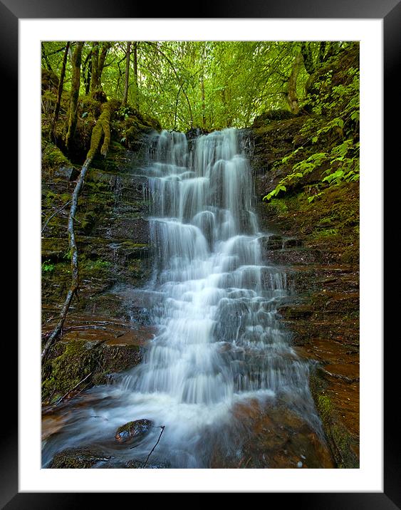 Little Falls Framed Mounted Print by Mark Robson