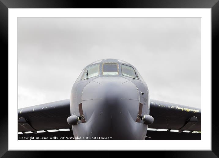 USAF Global Strike Command B-52H Framed Mounted Print by Jason Wells