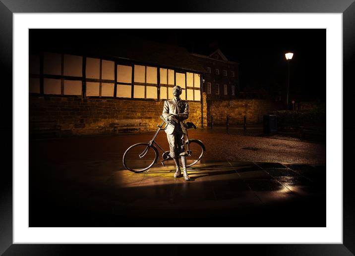 Elgar looking on Hereford Cathedral Framed Mounted Print by Dean Merry