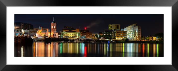 Cardiff Bay reflections   Framed Mounted Print by Dean Merry