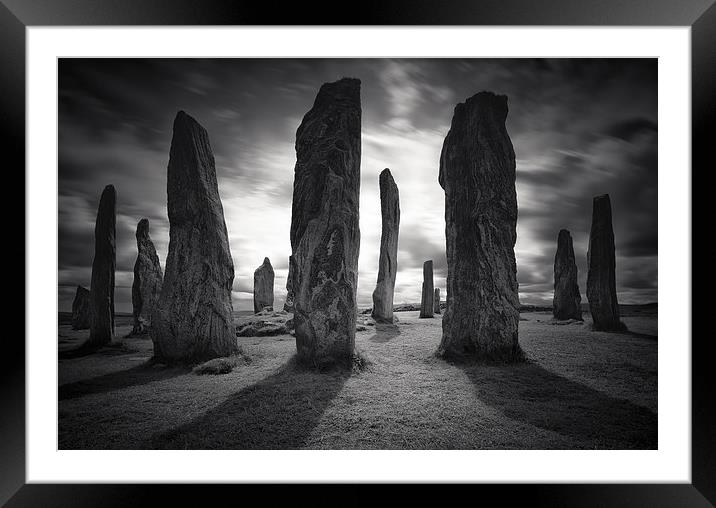  Callanish Stones, Isle of Lewis Framed Mounted Print by Scott Robertson