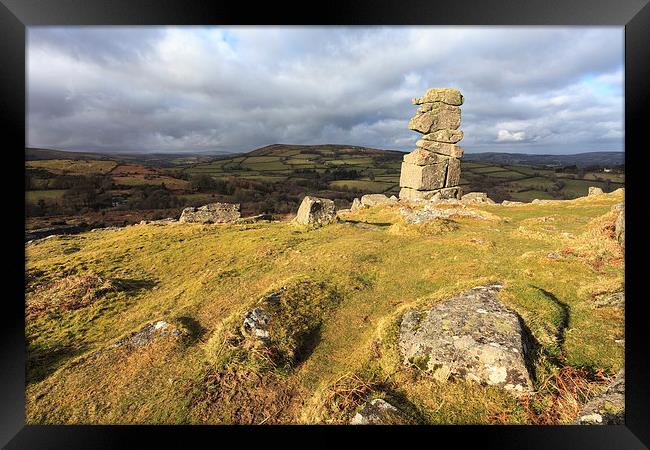 Bowermans Nose (Dartmoor) Framed Print by Andrew Ray