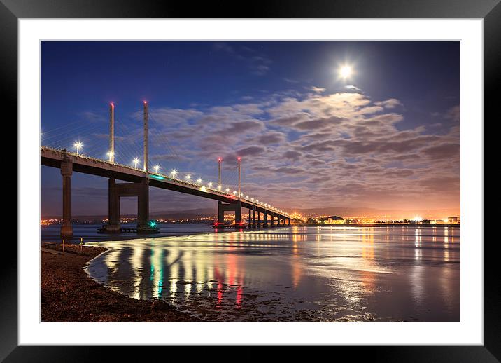 Buy Framed Mounted Prints of Kessock Bridge, Inverness by Andrew Ray