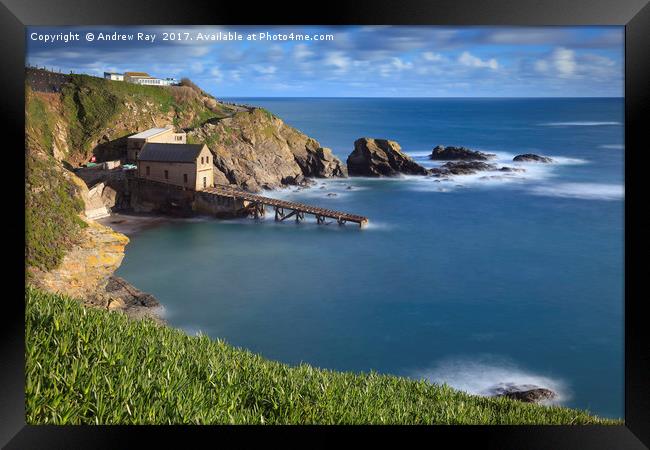 Towards the Old Lifeboat Station (Lizard) Framed Print by Andrew Ray