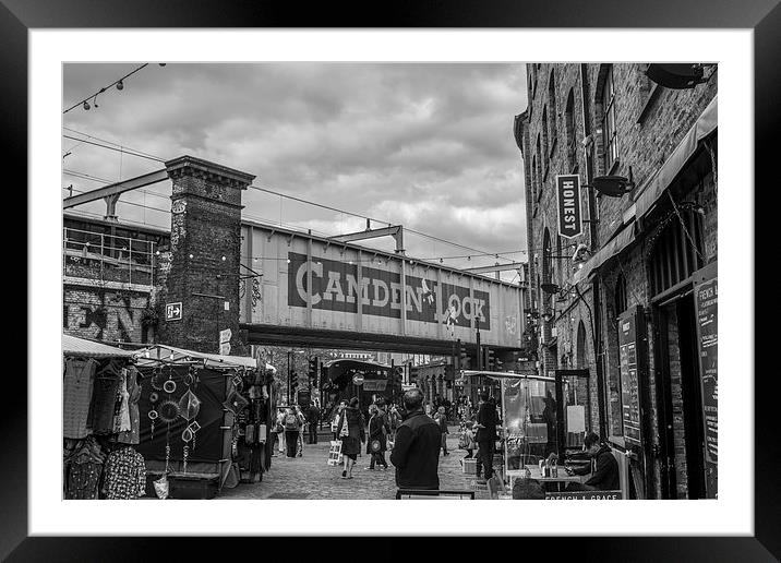  Camden Town Framed Mounted Print by benny hawes