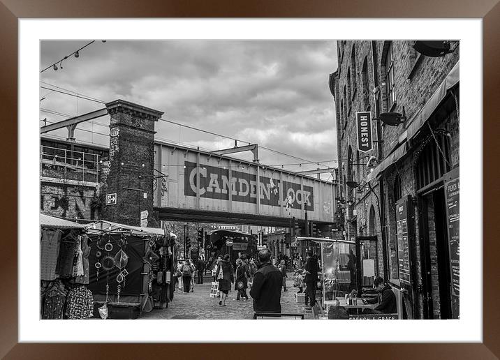  Camden Town Framed Mounted Print by benny hawes