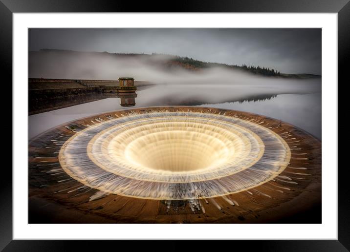 Ladybower Sink Hole - Peak District Framed Mounted Print by Jonathan Smith