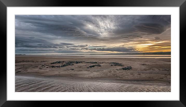 Heavenly Views at Holy Island Framed Mounted Print by Naylor's Photography