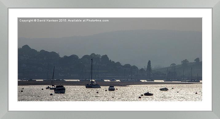  "Evening on the Exe" Framed Mounted Print by David Harrison