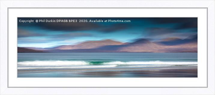 Luskentyre Beach - Outer Hebrides ICM  Framed Mounted Print by Phil Durkin DPAGB BPE3