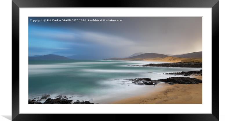 Buy Framed Mounted Prints of Outer Hebrides Beach by Phil Durkin DPAGB BPE3