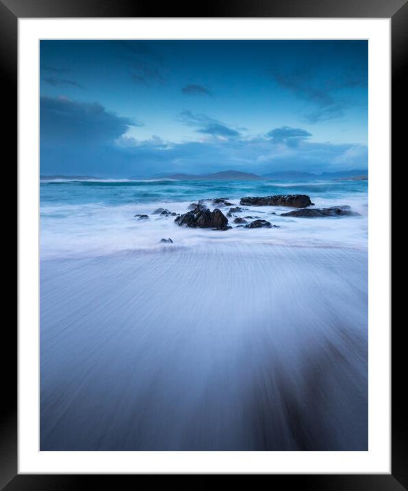 Scotland Seascape In The Blue Hour Framed Mounted Print by Phil Durkin DPAGB BPE3