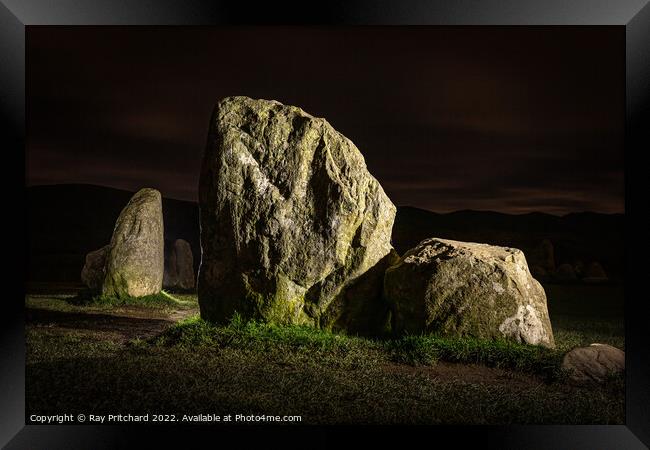 Castlerigg Stones Framed Print by Ray Pritchard