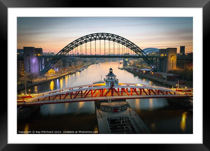 High Level View Framed Mounted Print by Ray Pritchard